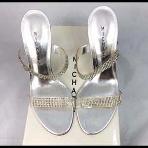 Michael Shannon Rhinestone Heels Size: 7